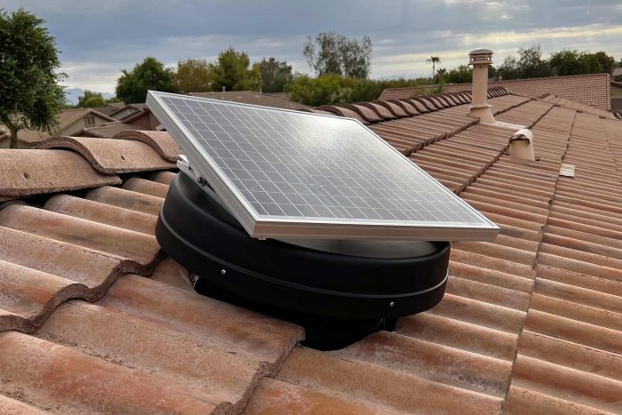 How Does A Solar Attic Fan Work? How Does A Solar Attic Fan Work?