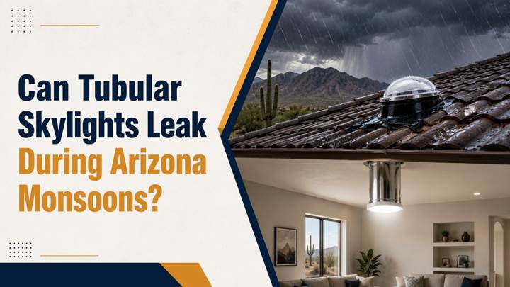 Can Tubular Skylights Leak During Arizona Monsoons?